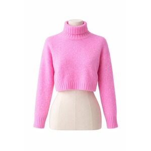 Pilcro  XXS Balletcore Fairycore Pink Cropped Sweater